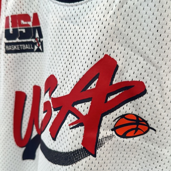 Karl Malone USA Basketball Mitchell & Ness 1996 NBA Authentic Jersey - Picture 7 of 11